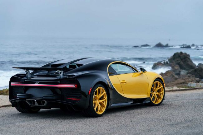 La premiere bugatti chiron americaine est a pebble beach 