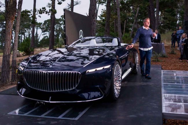 Vision mercedes maybach 6 cabriolet retour vers le futur 