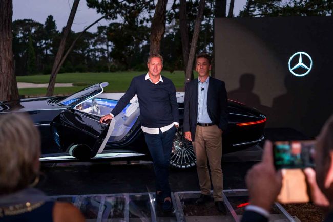 Vision mercedes maybach 6 cabriolet retour vers le futur 