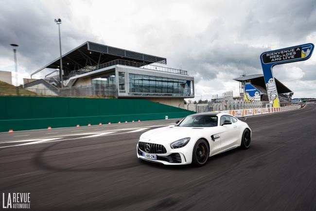 Essai Mercedes AMG GT R : sur le circuit Bugatti au Mans