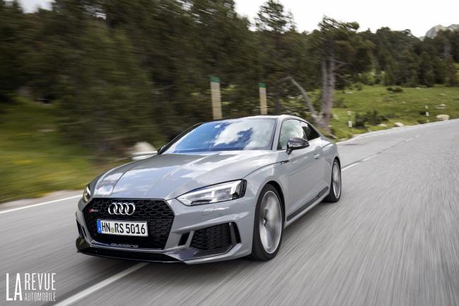 Essai Audi RS 5 quattro : sur des rails