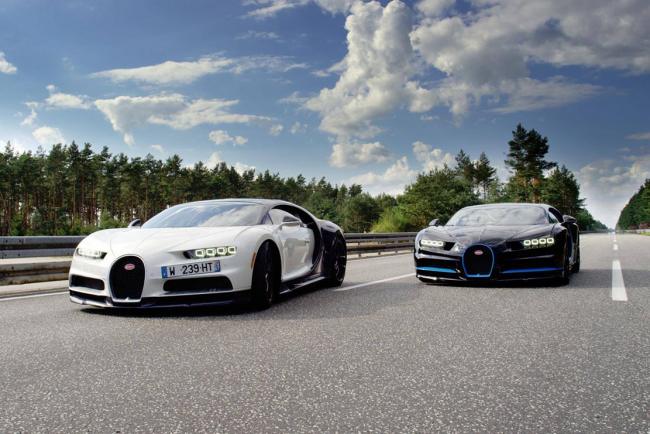 Bugatti chiron un deuxieme exemplaire pour filmer le record 