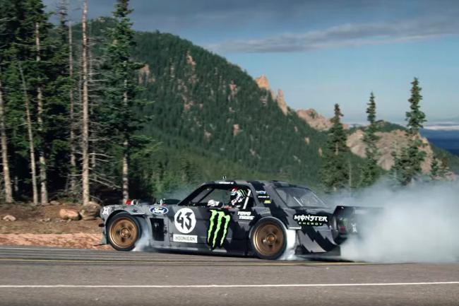 Climbkhana ken block brule de la gomme a pike peak 