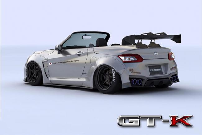 Daihatsu gt k une gt r cabriolet de poche concoctee par liberty walk 