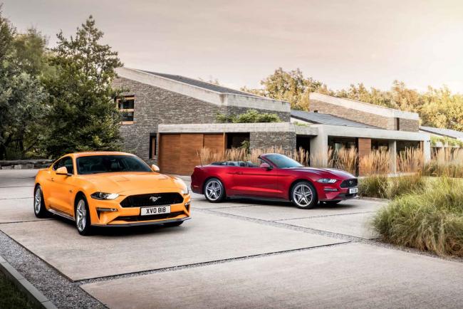 Ford mustang plus de chevaux pour le millesime 2018 