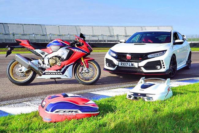 Une honda civic type r pour tondre votre pelouse toute seule 