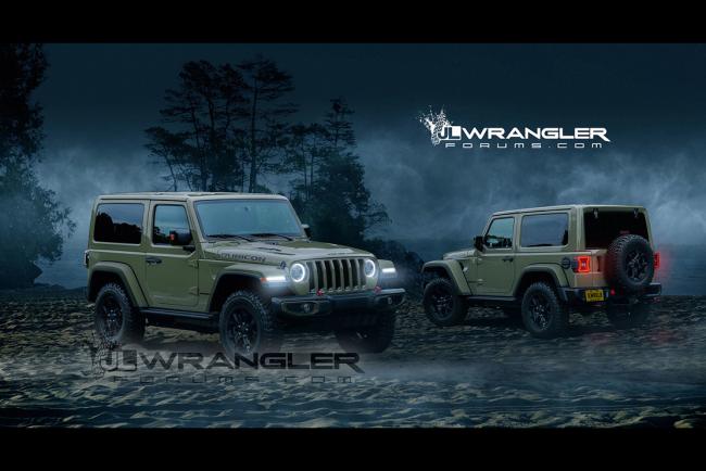 Jeep wrangler 2018 la version 2 portes imaginee 