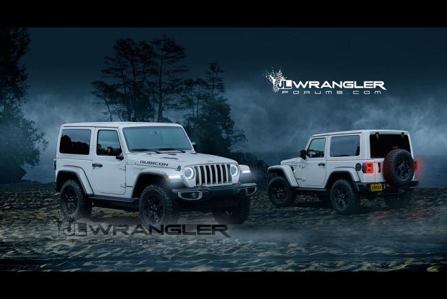 Jeep wrangler 2018 la version 2 portes imaginee 