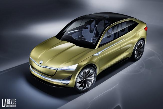 Le skoda vision e concept s offre une mise a jour pour francfort 