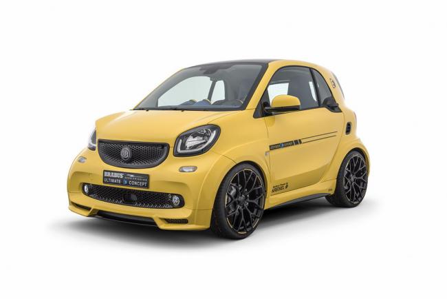 Brabus ultimate e concept la smart electric drive grimpe a 204 ch 