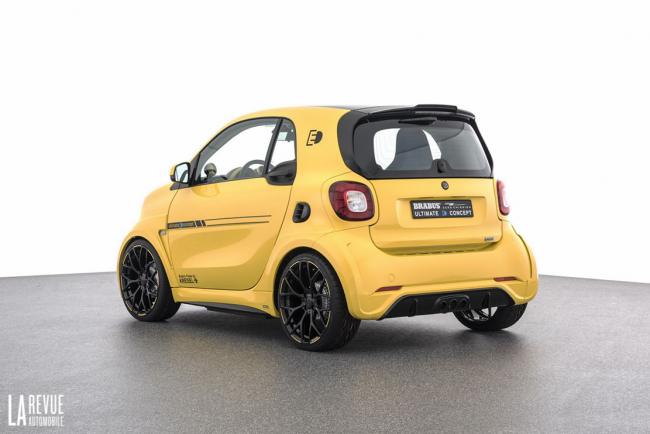 Brabus ultimate e concept la smart electric drive grimpe a 204 ch 