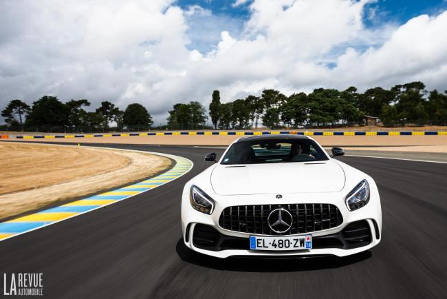 Essai Mercedes AMG GT R : sur le circuit Bugatti au Mans