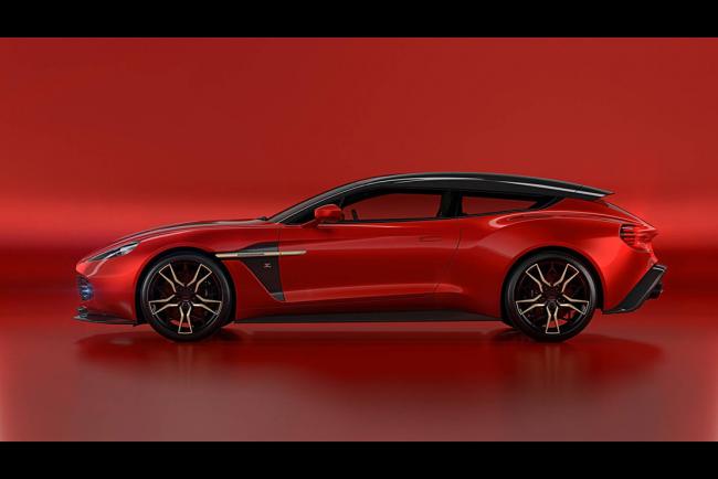 Aston martin vanquish zagato le shooting brake est la 