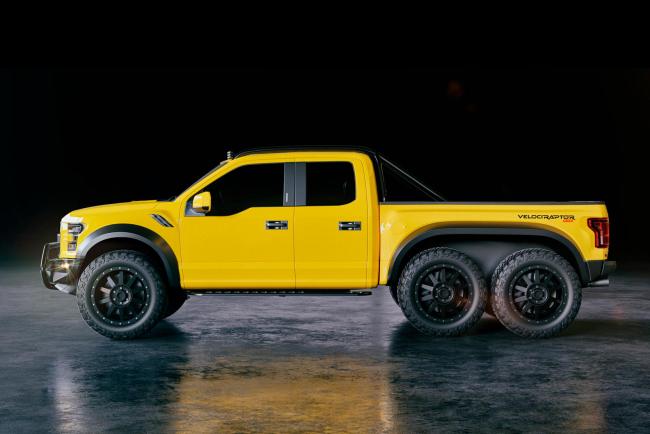 Hennessey velociraptor 6x6 demesure americaine 