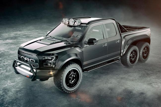 Hennessey velociraptor 6x6 demesure americaine 