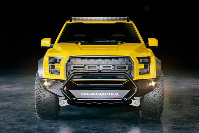 Hennessey velociraptor 6x6 demesure americaine 