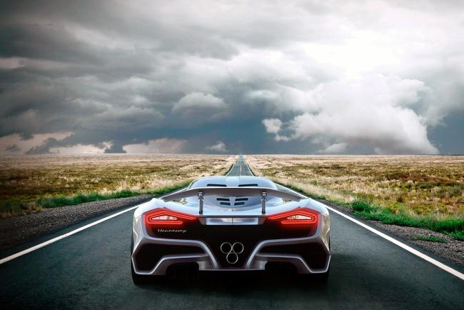 Hennessey venom f5 a l approche des 500 km h 