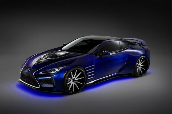 Lexus lc black panther pour se prendre pour un superheros 