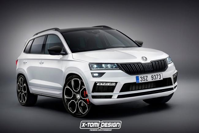 Skoda karoq rs et sportline en approche 