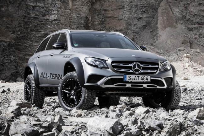 Mercedes classe e all terrain 4x4sup2 le break passe vraiment partout 