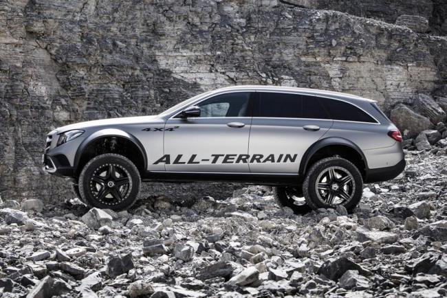 Mercedes classe e all terrain 4x4sup2 le break passe vraiment partout 