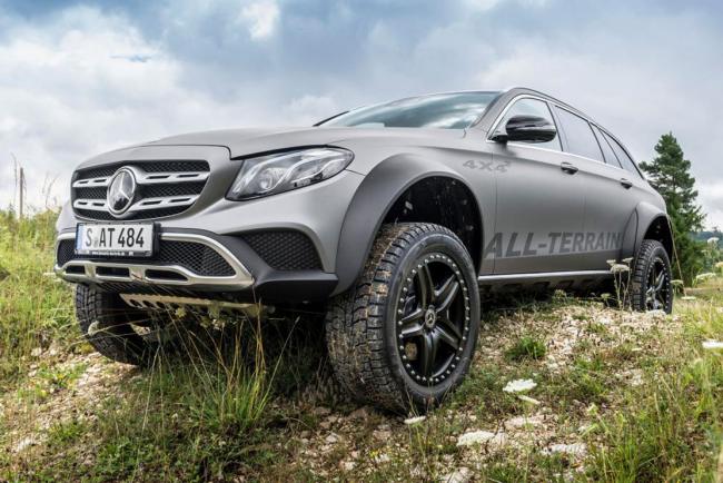 Mercedes classe e all terrain 4x4sup2 le break passe vraiment partout 