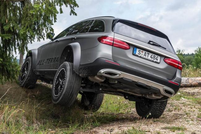 Mercedes classe e all terrain 4x4sup2 le break passe vraiment partout 