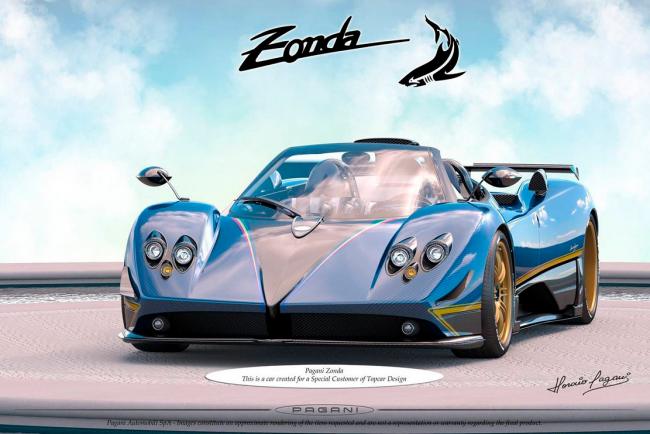 Pagani zonda un nouvel exemplaire unique 