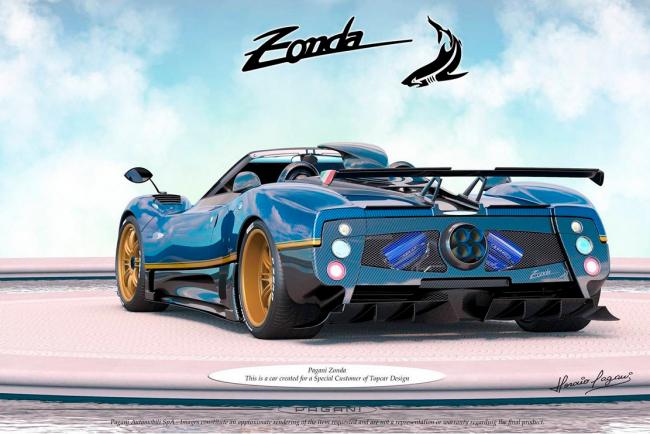 Pagani zonda un nouvel exemplaire unique 