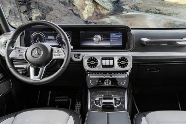 Le prochain mercedes classe g montre son interieur 