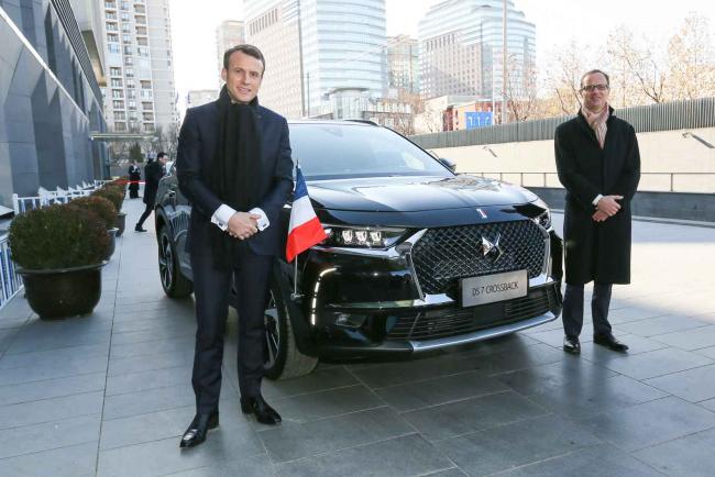 La DS 7 crossback présidentiel à Rétromobile