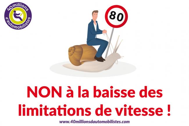 La baisse de la vitesse a 80 km h est validee defendons nous 