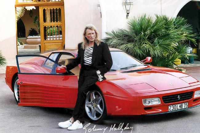 Retromobile la ferrari 512 tr de johnny hallyday y est exposee 