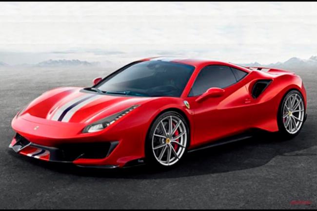 Ferrari 488 pista les premieres images en fuite 