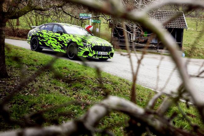 Mercedes AMG GT4 : un dernier aperçu avant la présentation officielle