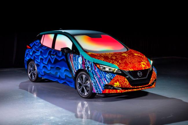 Nissan leaf wrinkle in time en collaboration avec walt disney studios 