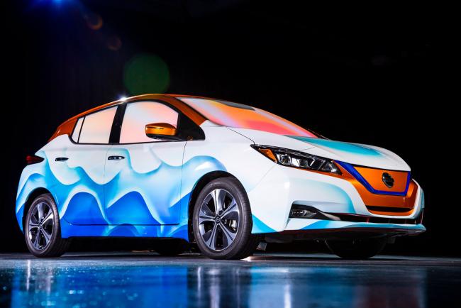 Nissan leaf wrinkle in time en collaboration avec walt disney studios 