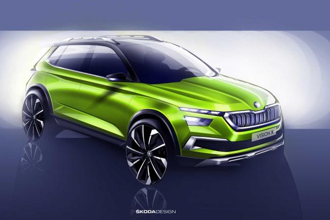 Skoda vision x les traits du nouveau suv urbain tcheque 