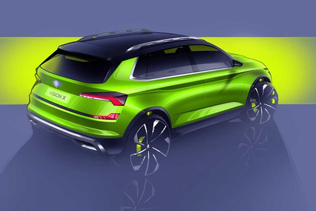 Skoda vision x les traits du nouveau suv urbain tcheque 