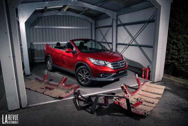 Honda devoile une declinaison cabriolet du cr v 