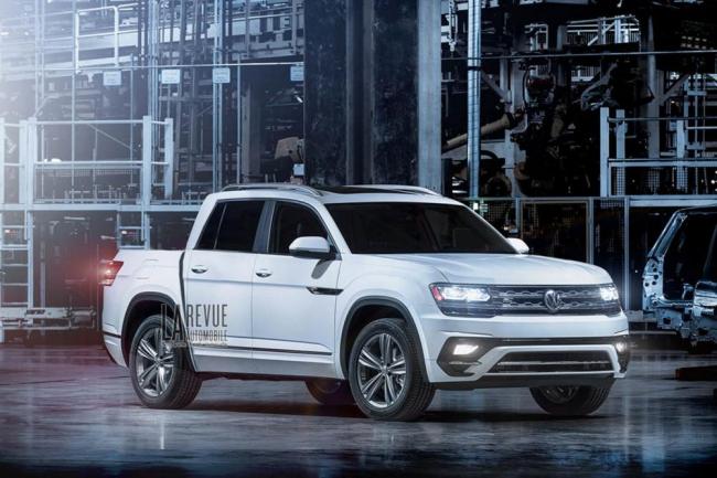 Volkswagen atlas une vision de pick up exposee a new york 