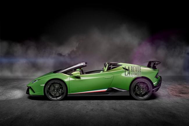 La lamborghini huracan spyder performante sera devoilee a geneve 