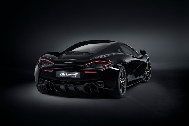 Mclaren 570gt mso black collection du noir du noir et un peu de noir 