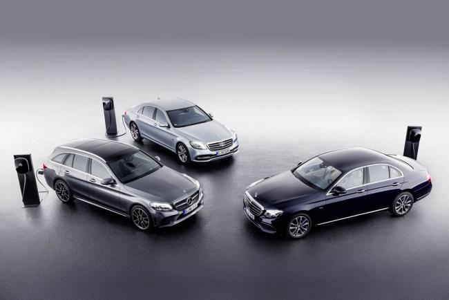 Mercedes classe c 350ed et classe e 350ed hybrides avec un moteur diesel 