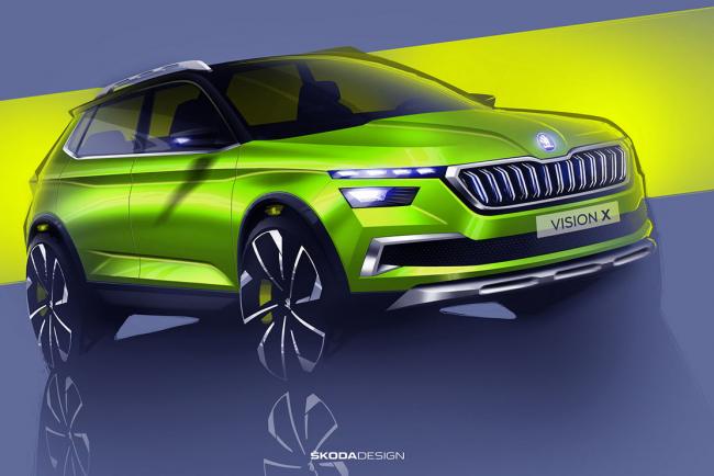 Skoda vision x annonce la future technologie hybride du constructeur tcheque 