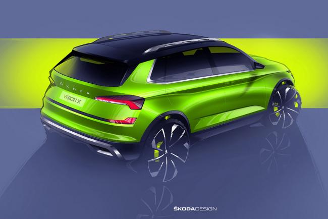 Skoda vision x annonce la future technologie hybride du constructeur tcheque 