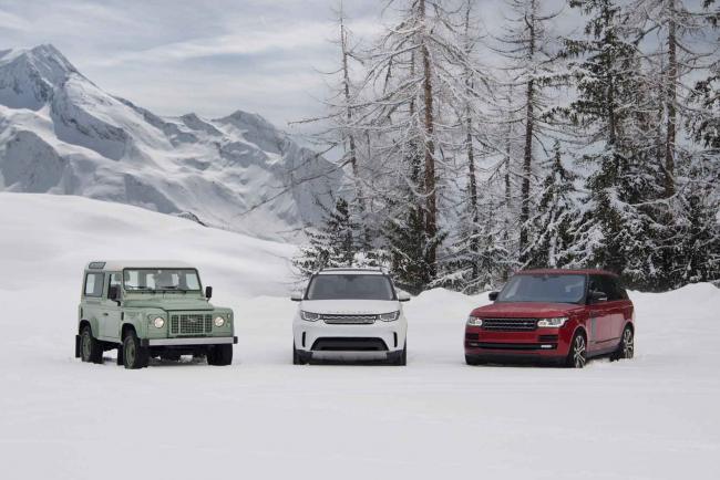 Land rover fete ses 70 ans en altitude 