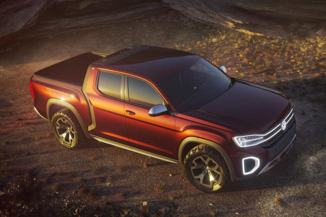 Volkswagen tanoak pickup concept le reve americain de wolfsburg 