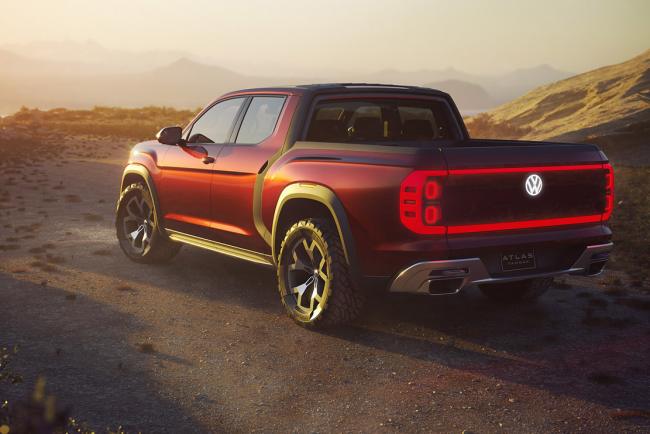 Volkswagen tanoak pickup concept le reve americain de wolfsburg 