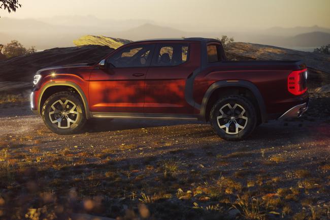 Volkswagen tanoak pickup concept le reve americain de wolfsburg 